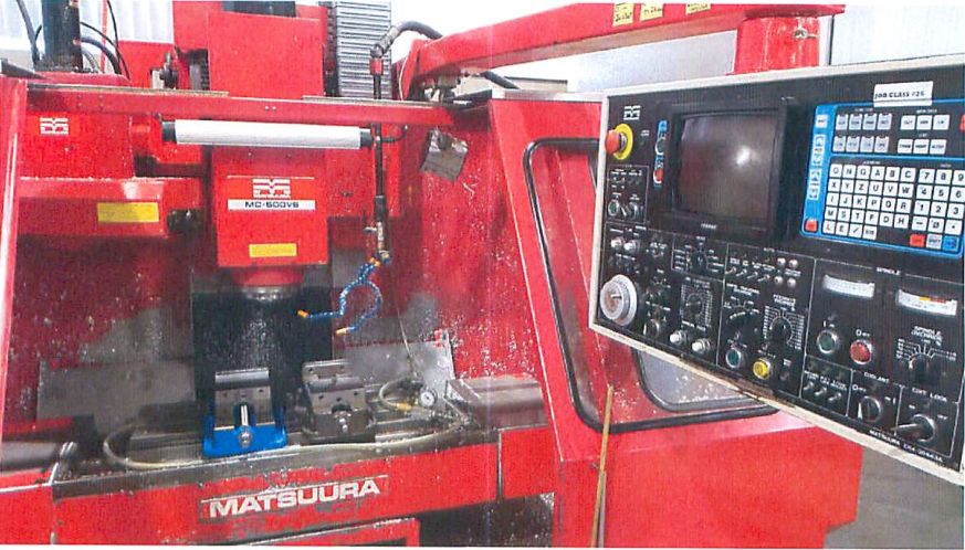 Matsuura 500 V-2, Machine ID: 6806